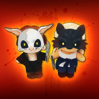 Slashfic Plushie Bundle (Mike 🐺 + Jay 🐰)