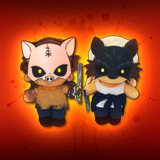 Slashfic Plushie Bundle (Mike 🐺 + Leather 🐷)