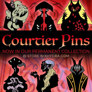 The Arcana ✦ The Court of Horrors Enamel Pins